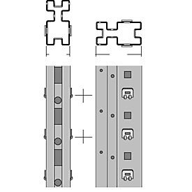 Afsluitdop, zwart